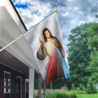 DIVINE MERCY HOUSE FLAG